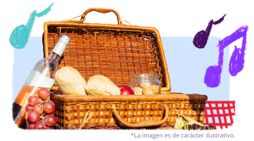 Chef con kit de regalos especiales para participantes del taller de cocina casera